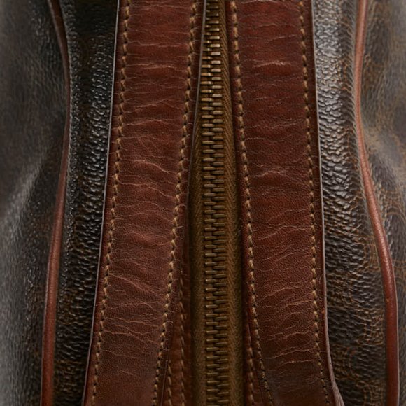 Celine Macadam Tote Bag Handbag Brown PVC Women's CELINE - Picture 6 of 11